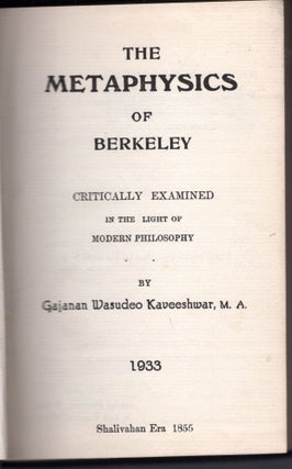 The Metaphysics of Berkeley