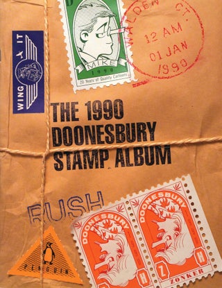 Item #10234 The 1990 Doonesbury Stamp Album. George Corsillo Gary Trudeau
