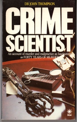 Item #10261 Crime Scientist. Dr. John Thompson