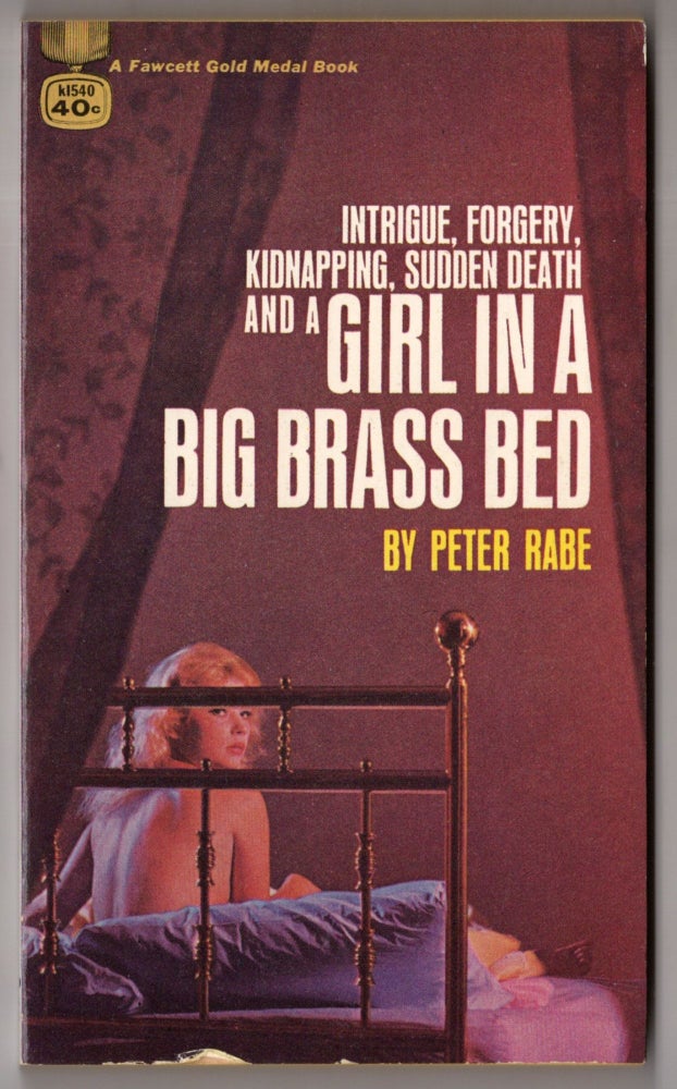 Item #10302 Girl In A Big Brass Bed. Peter Rabe.