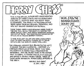 Harry Chess, Volume 1