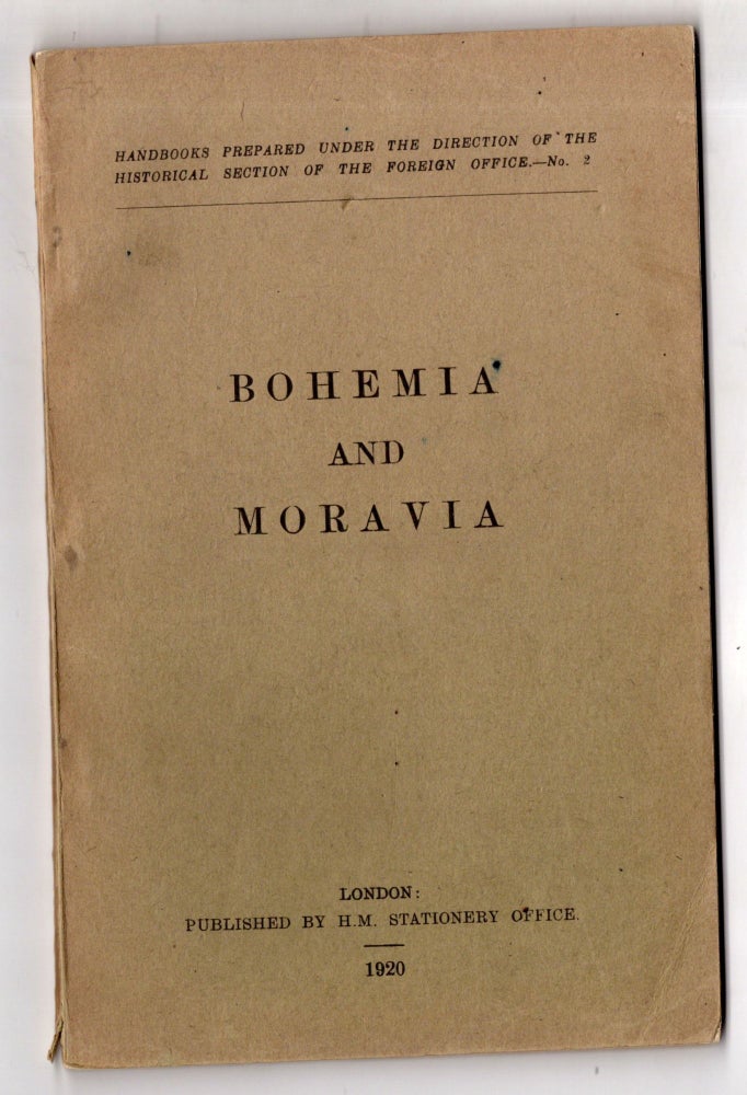 Item #11908 Bohemia and Moravia. G. W. Prothero.