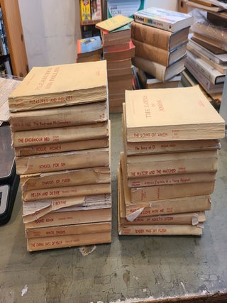 Item #12300 Lot of 19 Erotic Books Published by Keimeisha, Tokyo. Most Olympia Press Traveller's...