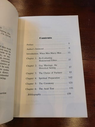 Male Homosexual Marriages