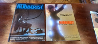 Item #12646 Atomage Rubberist Issues #2 and #3. John Sutcliffe