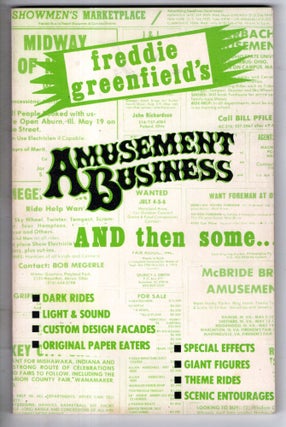 Item #12758 Amusement Business AND then some . . Freddie Greenfield