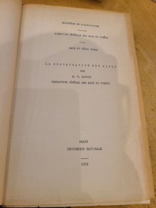 La Restauration Des Alpes