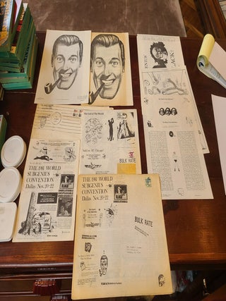 Church of the Subgenius, Lot of Pamphlets, Early Mailings, Convention Programs, Stark Fist of Removal, Issues 1 - 5, Mailing Envelopes, Prints, etc.