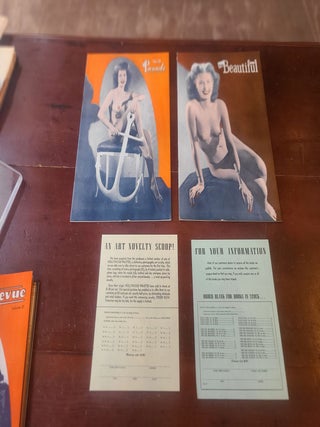Lot of 14 Pin-Up and Figure Art Studies Magazines Published by Gale Publications of Waukegan, Illinois including Models Annual, Graphic Models, Artists Annual, New Girl Revue, New Girl Parade and New Girl Beautiful with Original Mailing Envelopes.