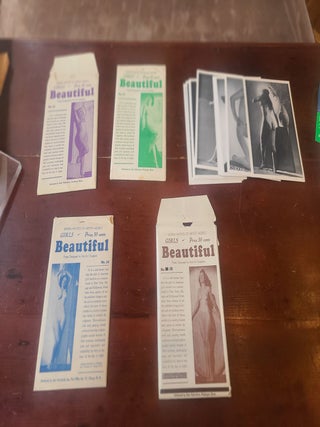 Lot of 14 Pin-Up and Figure Art Studies Magazines Published by Gale Publications of Waukegan, Illinois including Models Annual, Graphic Models, Artists Annual, New Girl Revue, New Girl Parade and New Girl Beautiful with Original Mailing Envelopes.