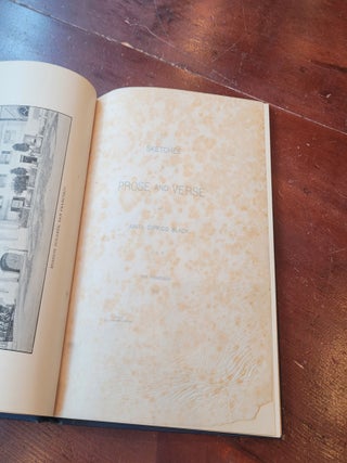 Sketches in Prose and Verse