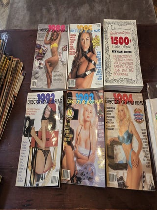 Adam Film World Directory of Adult Films, Lot of 13 From 1988 - 2007