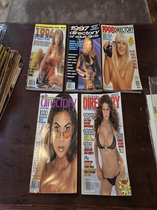 Adam Film World Directory of Adult Films, Lot of 13 From 1988 - 2007
