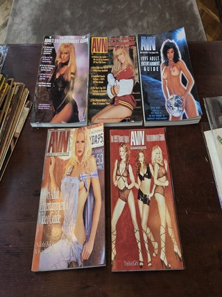 Adult Video News (AVN) Adult Entertainment Guide Run of 5 Years From 1993 - 1997