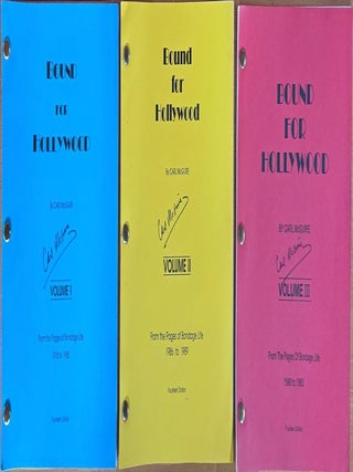 Item #19766 Bound for Hollywood Volumes 1, 2 and 3. Carl McGuire